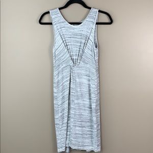 Anthropologie Amadi gray sleeveless dress sm